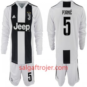 Juventus Fodboldtrøjer Miralem Pjanic 5 Børn Hjemmebanesæt 2018/19 Langærmet